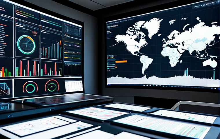 AI-Powered Supply Chain Visualization**
"A brightly lit, modern control room with multiple screens displaying complex supply chain data visualizations. Graphs, charts, and maps show real-time information about product flow, demand forecasting, and potential disruptions. Professional analysts in modest business attire are monitoring the data. Appropriate content, safe for work, fully clothed, professional environment, perfect anatomy, natural proportions, high quality, realistic rendering."
**